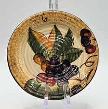 Certified International Tuscany Grapes Pamela Gladding Plate 5.25" Set of 4