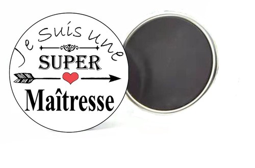 Badge Magnétique France Personnalisé - Drapeau Français - Fait Main En Aluminium - Cadeau Original