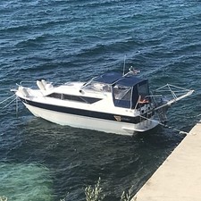 Motorboot Yacht mit Kajüte Saeline 23ft  Trailer 3T mit sämtlichen Zubehör.