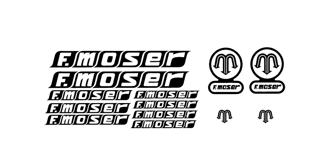 MOSE101 STICKERS DECALS MOSER CIZERON vélo bike bicycle