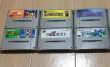 Super Famicom Software Set Of 6