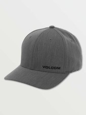 Volcom Euro Xfit Flexfit Baseball Cap Hat Gra...