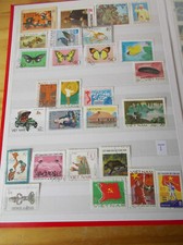 Briefmarken, Vietnam: Schmetterlinge, Fische, Persönlichkeiten u. a.