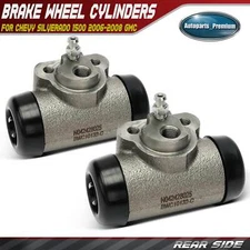 Rear Left & Right Side Drum Brake Wheel Cylinder for Chevy Silverado 1500 HD GMC