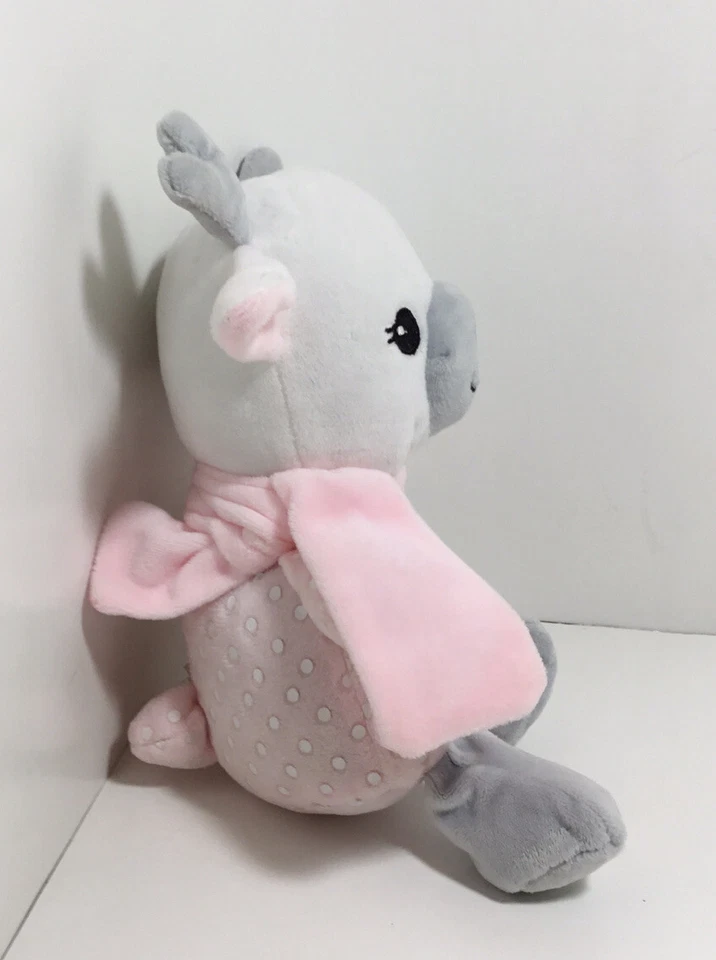 Peluche Dan Dee Collector’s Choice My 1st Christmas reno rosa/blanco/gris Foto 3 de 4
