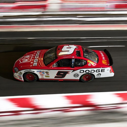 Kasey Kahne 2006 #9 Red NASCAR Race Car 1:24 Scale Dodge Ragu Charger Atlanta - Picture 4 of 9
