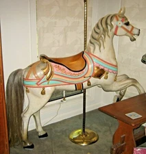 E Joy Morris antique PA Carousel Horse Prancer c1901