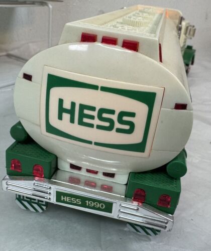 Camion cisterna giocattolo HESS vintage 1990 - luci di allarme retrocorno - come nuovo in scatola - Foto 7 di 22
