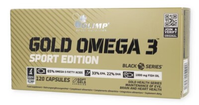 Olimp Gold Omega 3 Sport Edition   120 Kapseln (131,61 EUR/kg)