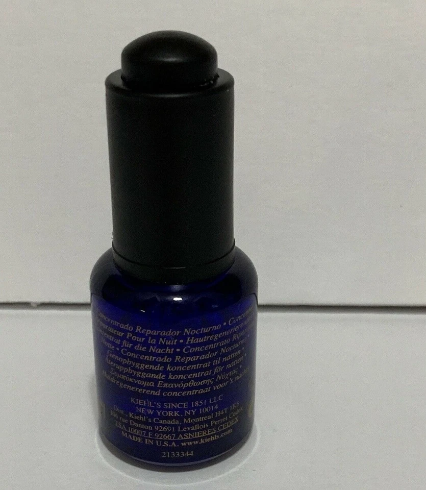 Lote # 18T901 concentrado de recuperación de medianoche KIEHL'S 0,5 fl oz/15 ml Foto 3 de 4