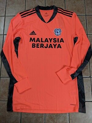 Cardiff City FC 20/21 Third Replica Blank Jersey Adidas Men's Orange NWT