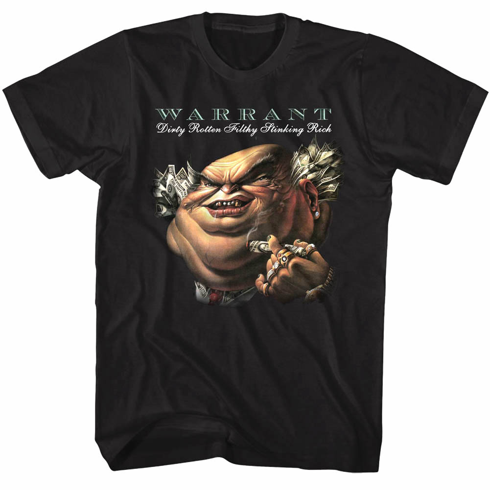 Warrant Dirty Rotten Filthy Stinking Rich Album Cover Mens T