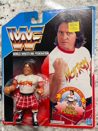 WWF, Vintage Hasbro Rowdy Roddy Piper with Piper P...