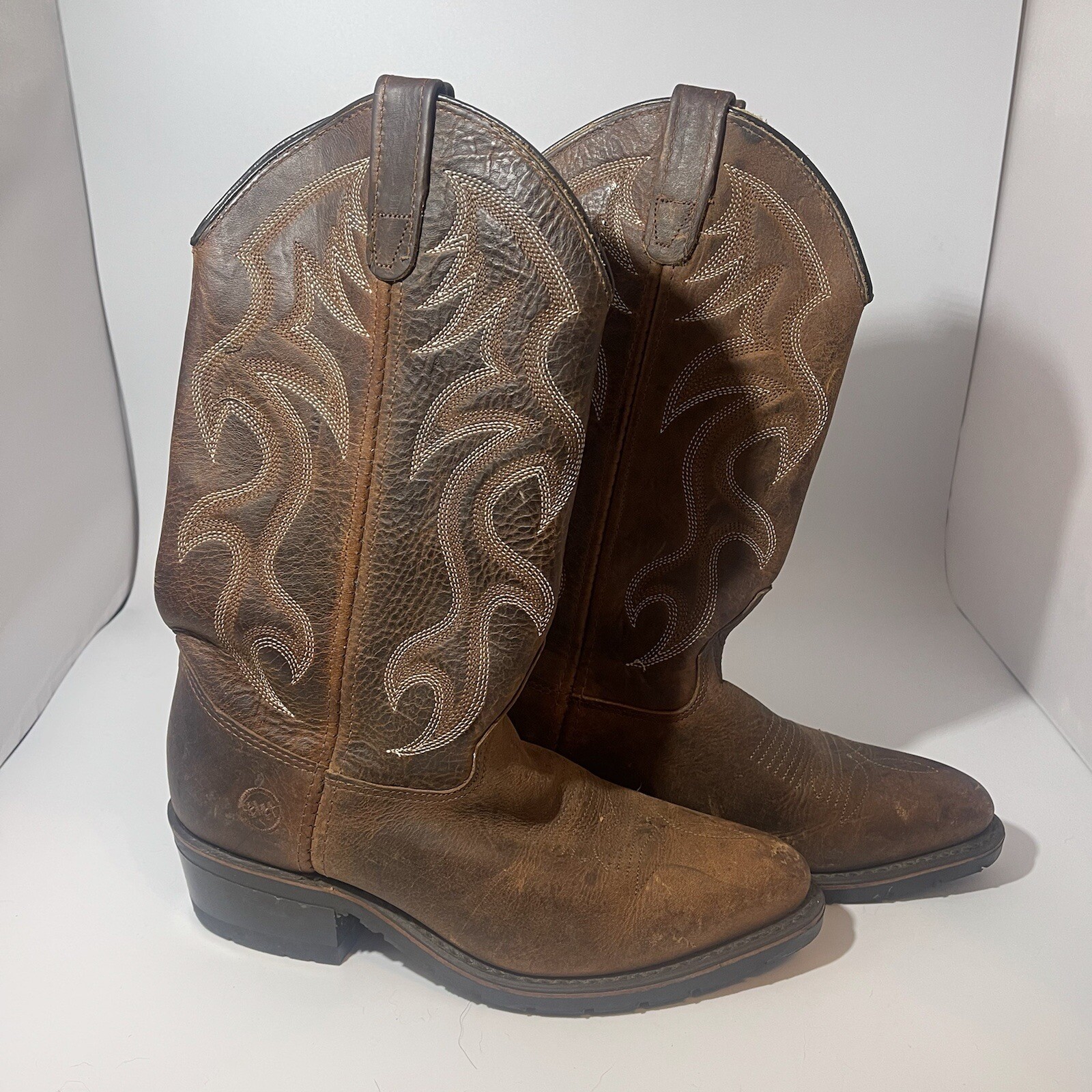 Double H Cowboy Boots 12" AG7 Work Western 3282 Leat… Gem