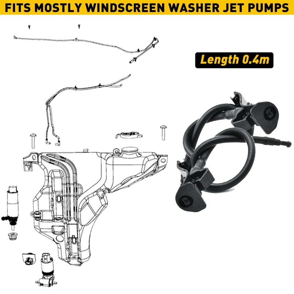 Robust 2 Pcs Windshield Rear Wiper Washer Nozzle Spray Jet For Audi A1 Robust 2 Pcs Windshield Rear Wiper Washer Nozzle Spray Jet For Audi A1