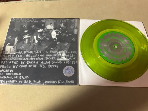 STARPOWER Stargirl 7" USA Green 1990's INDIE Alt EX, free post - Picture 2 of 3