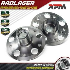 2x Radnabe Hinten f&uuml;r Mercedes-Benz W202 W203 CL203 S202/203 A/C208/209 R170/171