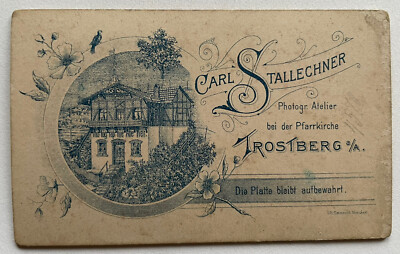 Fotografie C. Stallechner, Trostberg, b.d. Pfarrkirche, Ansicht Traunstein CDV