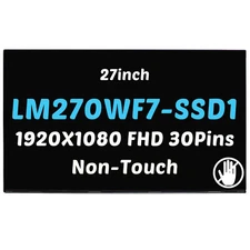LM270WF7-SSD1 27in FHD LCD Non-Touch Screen for Dell Optiplex 7780 0YV7X5 YV7X5