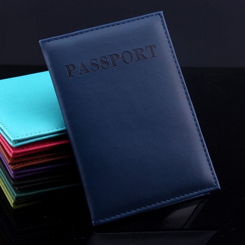 Passport Cover Holder Wallet Case Organiser Protector Travel Sleeve PU Leather - Picture 27 of 28