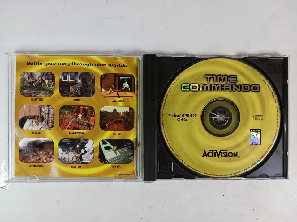 Time Commando PC CD-ROM Activision Vintage 1996 Tested/Played - Image 3 of 4