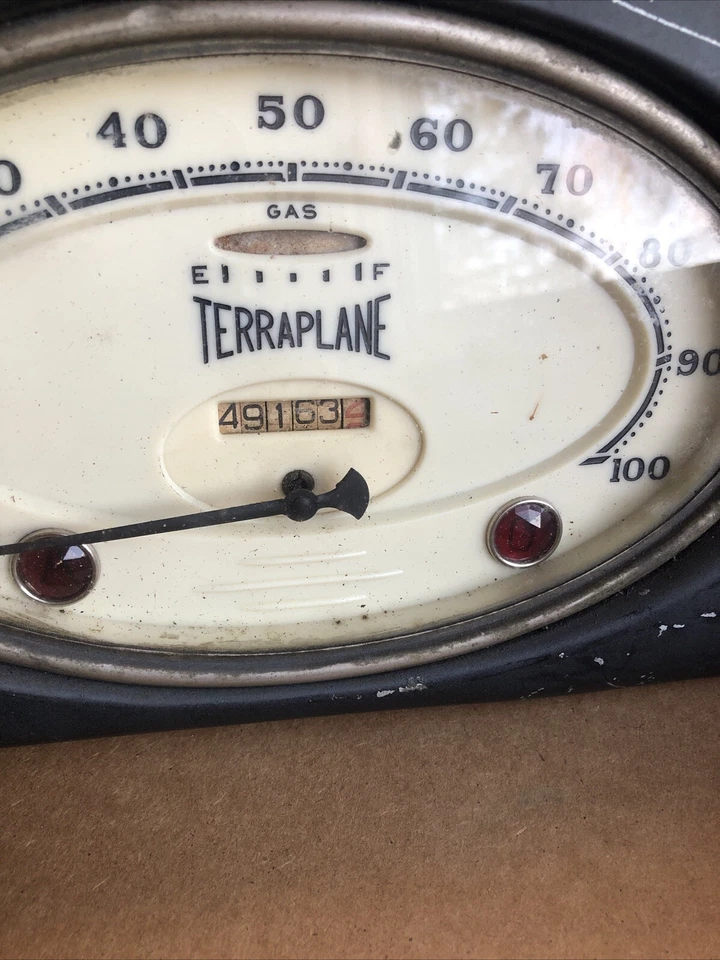 Hudson Terraplane 1935 velocímetro tablero original clúster Foto 2 de 4