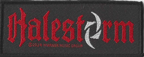 Halestorm - Logo gewebter Aufnäher Woven Patch Neu new