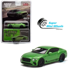 Mini GT 1:64 Bentley Continental GT Speed 2022 Apple Green #473