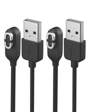 2 pack for Shokz Charging Cable USB Magnetic Charger for Aftershokz Aeropex AS80