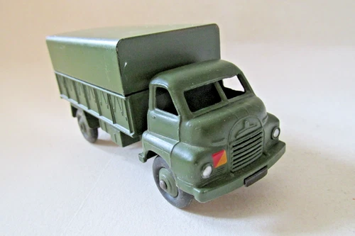 Dinky Toys No. 621 - 3 Ton Army Wagon - vintage diecast military lorry + canopy