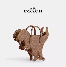 COACH 3way Rexy Bag Signature Canvas CM549 Brass/Tan Rust 2023 Fall Collection