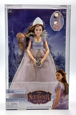 2018 Disney Nutcracker Barbie Signature Light Up Dress Clara / Mattel FRN75 NrfB