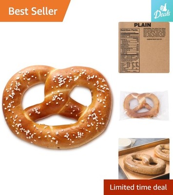 Freshly Wrapped Bavarian Soft Pretzels - -Friendly, Easy Snack Pack of 10