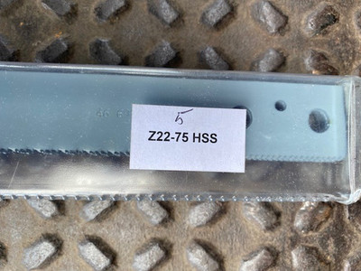 5 PACK CS Unitec Z22-75 HSS Hacksaw Blade, Max. Dia. of Cut 24.875'', 30'' Length