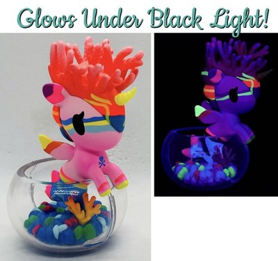 tokidoki Neon Reef Mermicorno Blind Box Figure-Dusty Pink Coral NWT