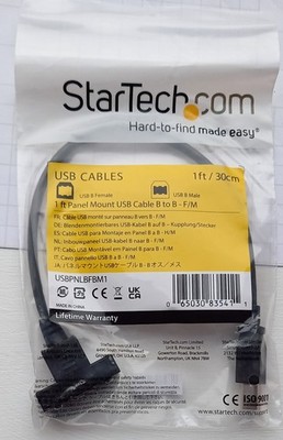 StarTech USBPNLBFBM1 1 Fuß USB-Kabel zur Panelmontage B auf B   kostenloser Versand