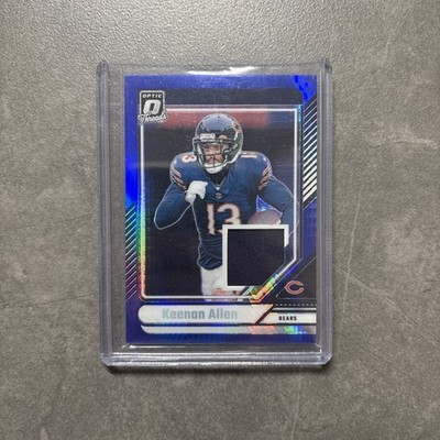 2024 Panini Donruss Optic Football Keenan Allen Patch Hyper Blue  Threads Bears