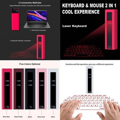 Virtuelle Laserprojektion, Bluetooth Tastatur, Sprachausgabe für Computer