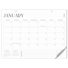 New Best Aesthetic 2026 Desk Calendar - Runs From June 2025 Until December Large
