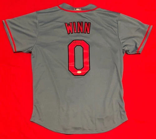Masyn Winn St Louis Cardinals Baseball Autographed Signed Custom Blue Jersey JSA