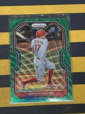 2021 Panini Prizm - Tier II Rhys Hoskins #167 Green Wave Prizm