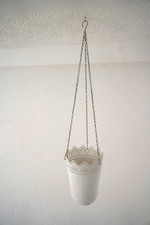 IKEA Skurar Blumenampel° weiß° Metall°