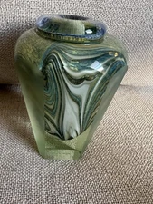 Perfume Bottle James Clark Art Glass Signed And Dated 1977