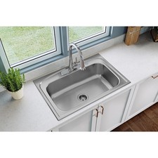 ELKAY LK6000CR Kitchen Faucet 1.5 GPM Deck Mount Chrome Pull-Down Spray