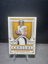 Aaron Rodger National Treasures Patch Century Materials /99 Steelers 🔥🔥