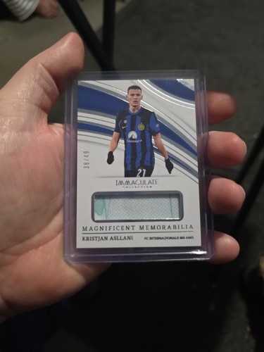 2023-24 KRISTJAN ASLLANI 38/49 panini immaculate collection patch inter milan