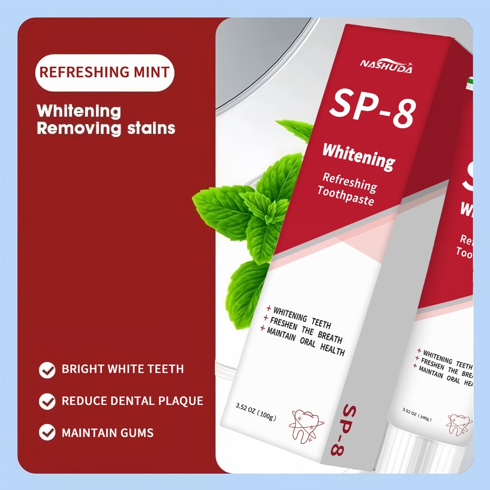 2pcs Sp-8 Pasta Dental Whitening Sp8 Probiotic Toothpaste 100g 3.5 oz