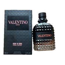 Valentino Uomo Born In Roma Coral Fantasy 3.4 oz EDT Cologne open box