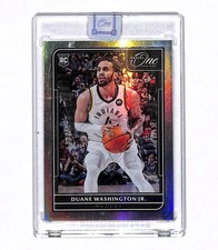 2021-22 Panini One And One #112 Duane Washington Jr Rookie Card 67/99 Pacers 