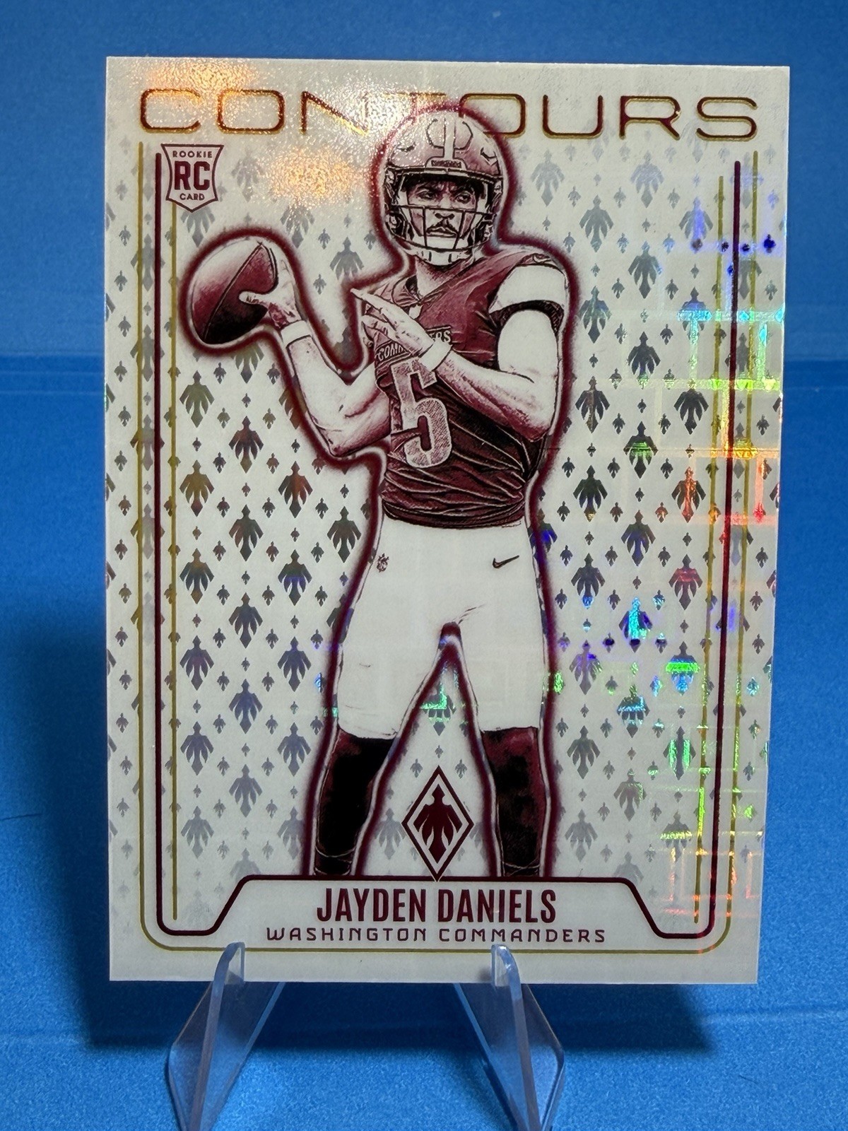 2024 Panini Phoenix - Contours Jayden Daniels #CON-JDS Hyper (RC)